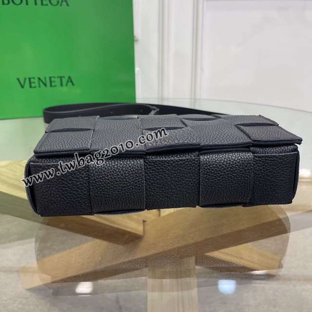 Bottega veneta高端女包 KF0017荔枝紋 寶緹嘉荔枝紋牛皮CASSETTE包包 BV經典款單肩斜挎包  gxz1268